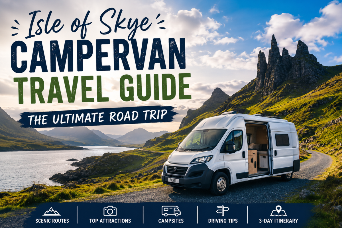 Isle of Skye campervan trip Campervan hire Isle of Skye Scotland campervan travel Isle of Skye road trip Campervan holiday Scotland Scottish Highlands campervan Isle of Skye itinerary