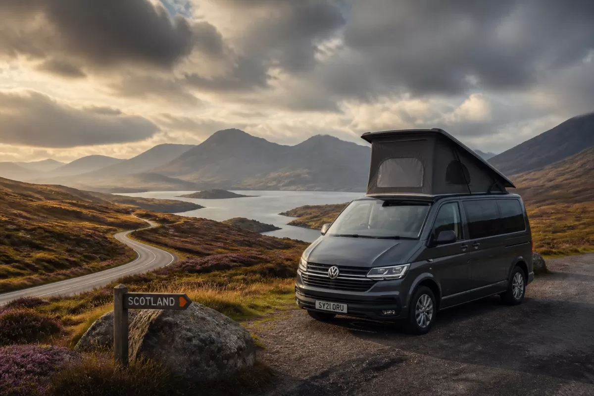 VW campervan hire operator in Scotland