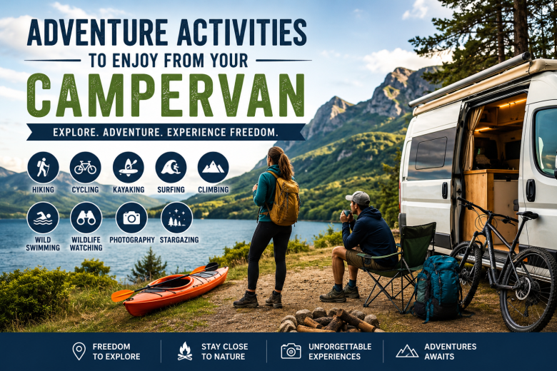 Campervan adventure activities Campervan travel ideas Outdoor adventures by campervan Campervan road trip activities Adventure camping trips Campervan holiday experiences Things to do on a campervan trip Campervan outdoor activities Adventure travel by campervan Campervan holiday adventures